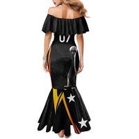 St Kitts Nevis Cricket Custom Mermaid Dress Go Patriots Go Champions - Wonder Print Shop