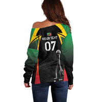 St Kitts Nevis Cricket Custom Off Shoulder Sweater Go Patriots Go Champions - Wonder Print Shop