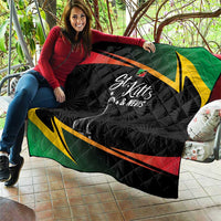 St Kitts Nevis Cricket Quilt Go Patriots Go Champions - Wonder Print Shop