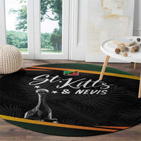 St Kitts Nevis Cricket Round Carpet Go Patriots Go Champions - Wonder Print Shop