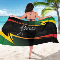 St Kitts Nevis Cricket Sarong Go Patriots Go Champions - Wonder Print Shop