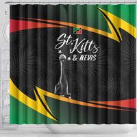 St Kitts Nevis Cricket Shower Curtain Go Patriots Go Champions - Wonder Print Shop
