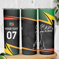 St Kitts Nevis Cricket Custom Skinny Tumbler Go Patriots Go Champions - Wonder Print Shop