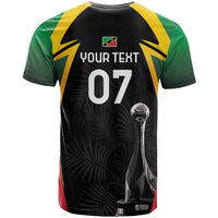 St Kitts Nevis Cricket Custom T Shirt Go Patriots Go Champions - Wonder Print Shop