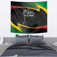 St Kitts Nevis Cricket Tapestry Go Patriots Go Champions - Wonder Print Shop