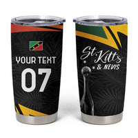 St Kitts Nevis Cricket Custom Tumbler Cup Go Patriots Go Champions - Wonder Print Shop
