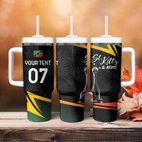 St Kitts Nevis Cricket Custom Tumbler With Handle Go Patriots Go Champions - Wonder Print Shop