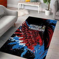 Antigua and Barbuda Cricket Area Rug Falcons Wings - Take Off - Wonder Print Shop