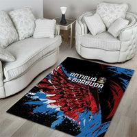 Antigua and Barbuda Cricket Area Rug Falcons Wings - Take Off - Wonder Print Shop
