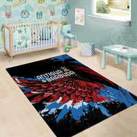 Antigua and Barbuda Cricket Area Rug Falcons Wings - Take Off - Wonder Print Shop