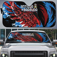 Antigua and Barbuda Cricket Auto Sun Shade Falcons Wings - Take Off - Wonder Print Shop
