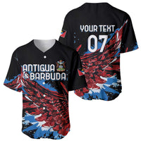 Antigua and Barbuda Cricket Custom Baseball Jersey Falcons Wings - Take Off - Wonder Print Shop