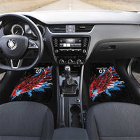 Antigua and Barbuda Cricket Car Mats Falcons Wings - Take Off - Wonder Print Shop