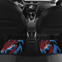 Antigua and Barbuda Cricket Car Mats Falcons Wings - Take Off - Wonder Print Shop