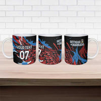 Antigua and Barbuda Cricket Custom Ceramic Mug Falcons Wings - Take Off - Wonder Print Shop