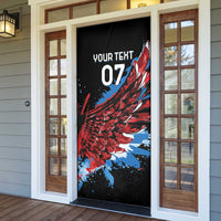 Antigua and Barbuda Cricket Door Cover Falcons Wings - Take Off - Wonder Print Shop