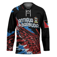 Antigua and Barbuda Cricket Custom Hockey Jersey Falcons Wings - Take Off - Wonder Print Shop