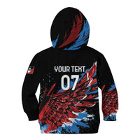 Antigua and Barbuda Cricket Custom Kid Hoodie Falcons Wings - Take Off - Wonder Print Shop