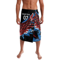 Antigua and Barbuda Cricket Custom Lavalava Falcons Wings - Take Off - Wonder Print Shop