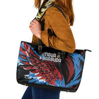 Antigua and Barbuda Cricket Leather Tote Bag Falcons Wings - Take Off - Wonder Print Shop
