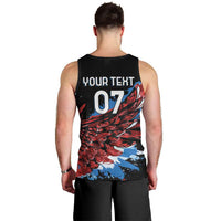 Antigua and Barbuda Cricket Custom Men Tank Top Falcons Wings - Take Off - Wonder Print Shop