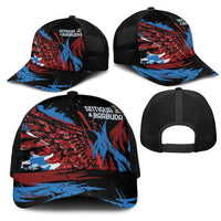 Antigua and Barbuda Cricket Mesh Trucker Cap Falcons Wings - Take Off - Wonder Print Shop