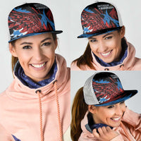 Antigua and Barbuda Cricket Mesh Trucker Cap Falcons Wings - Take Off - Wonder Print Shop