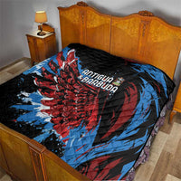 Antigua and Barbuda Cricket Quilt Falcons Wings - Take Off - Wonder Print Shop