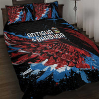 Antigua and Barbuda Cricket Quilt Bed Set Falcons Wings - Take Off - Wonder Print Shop