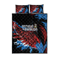 Antigua and Barbuda Cricket Quilt Bed Set Falcons Wings - Take Off - Wonder Print Shop