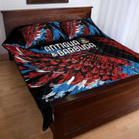 Antigua and Barbuda Cricket Quilt Bed Set Falcons Wings - Take Off - Wonder Print Shop