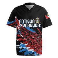 Antigua and Barbuda Cricket Custom Rugby Jersey Falcons Wings - Take Off - Wonder Print Shop