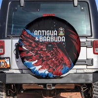 Antigua and Barbuda Cricket Spare Tire Cover Falcons Wings - Take Off - Wonder Print Shop