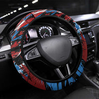 Antigua and Barbuda Cricket Steering Wheel Cover Falcons Wings - Take Off - Wonder Print Shop