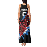 Antigua and Barbuda Cricket Custom Tank Maxi Dress Falcons Wings - Take Off - Wonder Print Shop