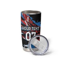 Antigua and Barbuda Cricket Custom Tumbler Cup Falcons Wings - Take Off - Wonder Print Shop