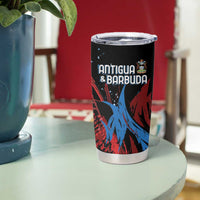 Antigua and Barbuda Cricket Custom Tumbler Cup Falcons Wings - Take Off - Wonder Print Shop