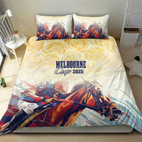 Melbourne Horse Racing Bedding Set Yellow Rose Champion - Wonder Print Shop