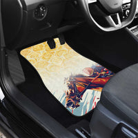 Melbourne Horse Racing Car Mats Yellow Rose Champion - Wonder Print Shop