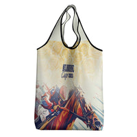 Melbourne Horse Racing Grocery Bag Yellow Rose Champion - Wonder Print Shop