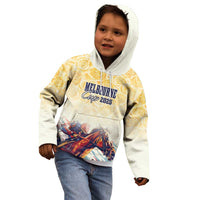 Melbourne Horse Racing Kid Hoodie Yellow Rose Champion - Wonder Print Shop