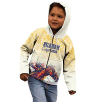 Melbourne Horse Racing Kid Hoodie Yellow Rose Champion - Wonder Print Shop