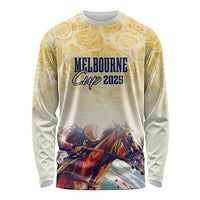Melbourne Horse Racing Long Sleeve Shirt Yellow Rose Champion - Wonder Print Shop