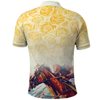 Melbourne Horse Racing Polo Shirt Yellow Rose Champion - Wonder Print Shop