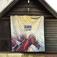 Melbourne Horse Racing Quilt Yellow Rose Champion - Wonder Print Shop