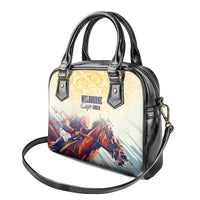 Melbourne Horse Racing Shoulder Handbag Yellow Rose Champion - Wonder Print Shop