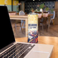Melbourne Horse Racing Skinny Tumbler Yellow Rose Champion - Wonder Print Shop