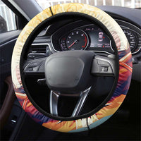 Melbourne Horse Racing Steering Wheel Cover Yellow Rose Champion - Wonder Print Shop