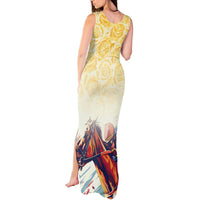 Melbourne Horse Racing Tank Maxi Dress Yellow Rose Champion - Wonder Print Shop