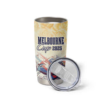 Melbourne Horse Racing Tumbler Cup Yellow Rose Champion - Wonder Print Shop